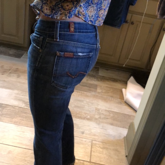 👗 7for all mankind bootcut size 25 bronze decor - Picture 3 of 11